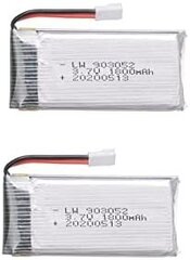 2 шт. 3.7v, 1800mAh Lipo Аккумуляторная батарея для Rc квадрикоптера дронов KY601S SYMA X5 X5S X5C X5SC X5SH X5SW M18 H5P цена и информация | Смарттехника и аксессуары | pigu.lt