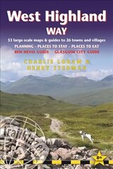 West Highland Way (Trailblazer British Walking Guides): 53 large-scale maps &amp; guides to 26 towns and villages; Planning, Places to Stay, Places to Eat; Ben Nevis Guide. Glasgow City Guide 8th New edition kaina ir informacija | Kelionių vadovai, aprašymai | pigu.lt