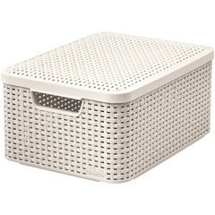 Curver Rattan Style dėžė daiktams, 39x29x18 cm kaina ir informacija | Daiktadėžės | pigu.lt