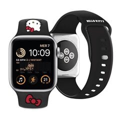 Hello Kitty HKAWMSCHBLK Apple Watch 38|40|41mm black цена и информация | Аксессуары для смарт-часов и браслетов | pigu.lt