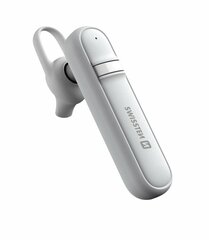 Наушник с функцией MultiPoint / CVC noise reduction Swissten Caller Bluetooth 5.0 HandsFree, белый цена и информация | Беспроводная гарнитура | pigu.lt