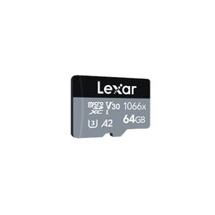 MEMORY MICRO SDXC 64GB UHS-I/W/A LMS1066064G-BNANG LEXAR kaina ir informacija | Atminties kortelės telefonams | pigu.lt