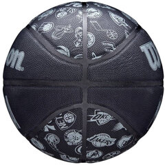 Wilson NBA All Team Ball, unisex basketball balls , черный цена и информация | Баскетбольные мячи | pigu.lt