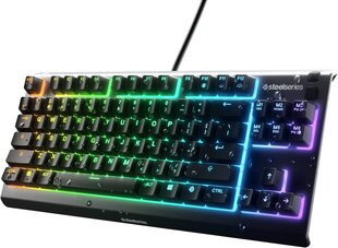 Клавиатура SteelSeries Apex 3 TKL (US) цена и информация | Клавиатуры | pigu.lt