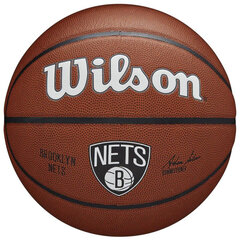 Wilson Team Alliance Brooklyn Nets krepšinio kamuolys, dydis 7 kaina ir informacija | Krepšinio kamuoliai | pigu.lt