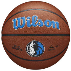 Wilson Team Alliance Dallas Mavericks krepšinio kamuolys цена и информация | Баскетбольные мячи | pigu.lt