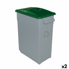 Denox rūšiavimo šiukšlių dėžė, žalia, 65 L, 2 vnt цена и информация | Мусорные баки | pigu.lt