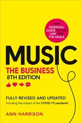 Music: The Business (8th edition): (8th edition) Revised edition kaina ir informacija | Knygos apie meną | pigu.lt