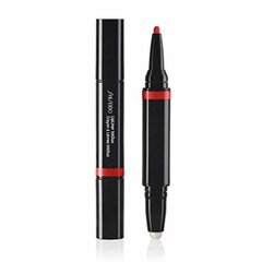 Lūpų pieštukas Shiseido Lip Liner InkDuo Primer + Liner Poppy 07, 1,1 g kaina ir informacija | Lūpų dažai, blizgiai, balzamai, vazelinai | pigu.lt