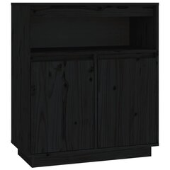 Spintelė 70x34x80cm, juoda цена и информация | Шкафчики в гостиную | pigu.lt