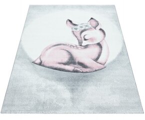 Ayyildiz vaikiškas kilimas Bambi Pink 0850, 80x150 cm kaina ir informacija | Kilimai | pigu.lt