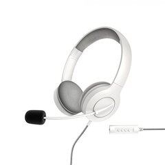 Energy Sistem Headset Office 3 White kaina ir informacija | Ausinės | pigu.lt