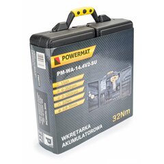 Akumuliatorinis suktukas Powermat 14.4V, be akumuliatoriaus ir įkroviklio цена и информация | Шуруповерты, дрели | pigu.lt