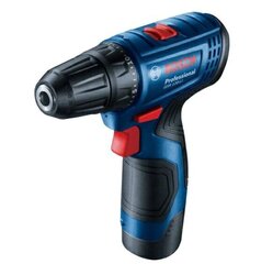 Дрель BOSCH DRILL 12V 30/14Nm 2x2.0Ah LI-ION CASE GSR 120-LI цена и информация | Шуруповерты, дрели | pigu.lt