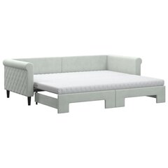 Sofa-lova , 90x200 cm, pilka цена и информация | Кровати | pigu.lt
