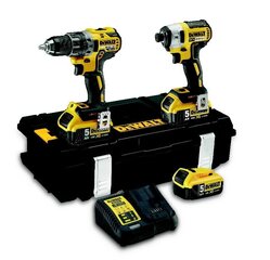 18В Combo DCK266P3: DCD796 + DCF887, 3x5,0 Ah, DeWalt цена и информация | Шуруповерты, дрели | pigu.lt