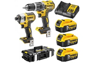 18В Combo DCK266P3: DCD796 + DCF887, 3x5,0 Ah, DeWalt цена и информация | Шуруповерты, дрели | pigu.lt