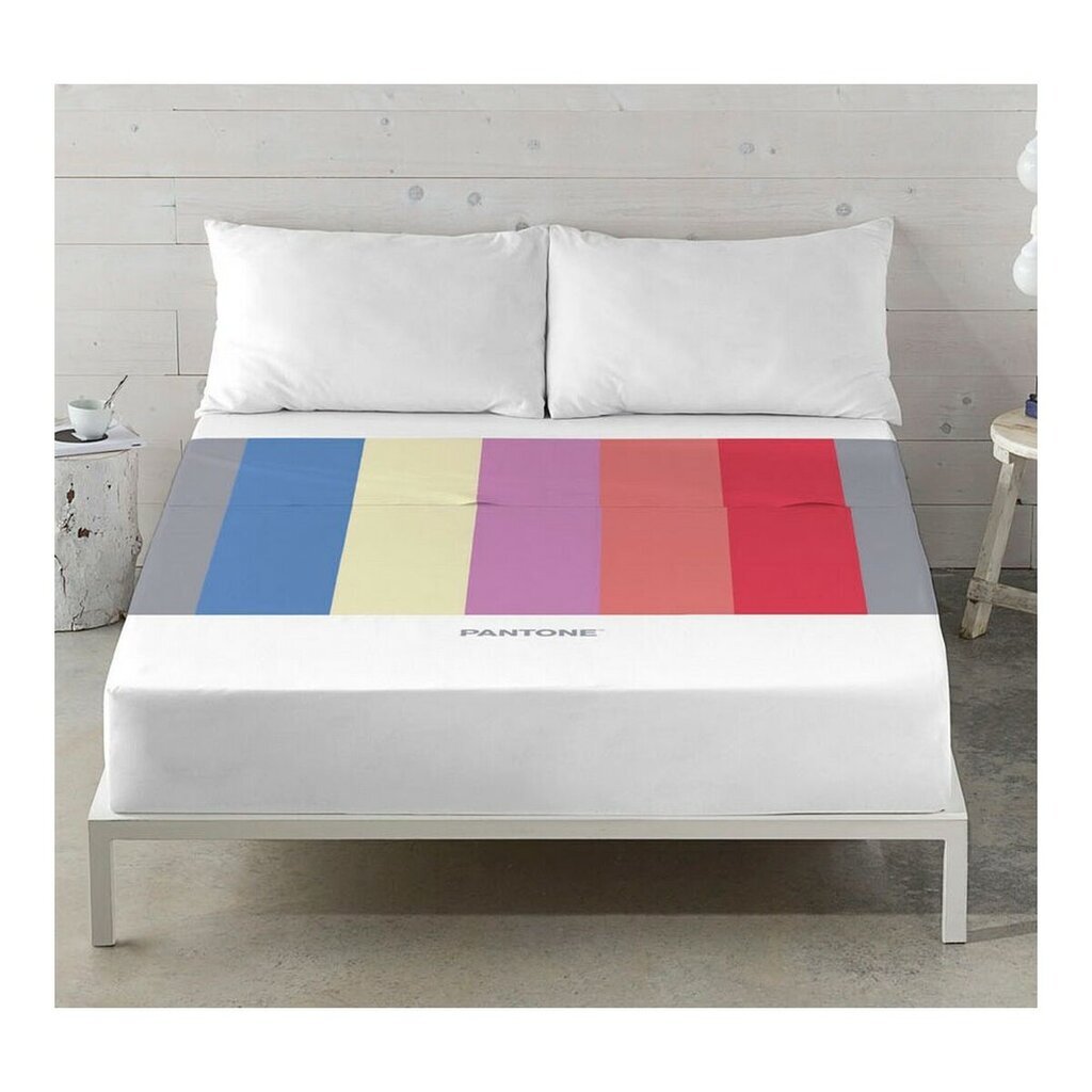 Viršutinis lapas Pantone Stripes (210 x 270 cm) (Lova 135/140) kaina ir informacija | Paklodės | pigu.lt