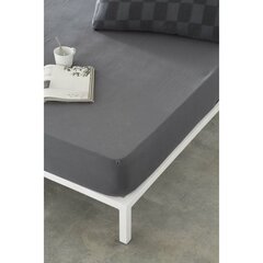 Подогнанный нижний лист Naturals ELBA Темно-серый 90 x 190/200 cm (90 кровать) цена и информация | Простыни | pigu.lt