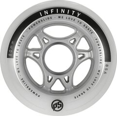 Ratukai riedučiams Powerslide Infinity, 80 mm, 85A kaina ir informacija | Riedučiai | pigu.lt