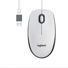 Компьютерная мышь Logitech M100 White цена и информация | Мыши | pigu.lt