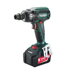 Гайковерт ударный METABO 18 В 1/2&quot; 400 Нм 2x4,0 Ач LI-ION бесщеточный SSW 18 В LTX 400 BL цена и информация | Шуруповерты, дрели | pigu.lt