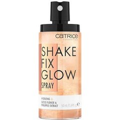 Спрей-фиксатор Catrice Shake Fix Glow 50 ml цена и информация | Пудры, базы под макияж | pigu.lt