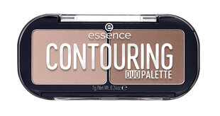 Палетка для контурирования "ESSENCE  contouring duo palette" 20 цена и информация | Пудры, базы под макияж | pigu.lt