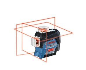 BOSCH LINE LASER 3-LANE GLL 3-80 C kaina ir informacija | Suktuvai, gręžtuvai | pigu.lt