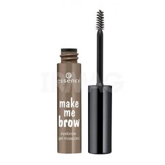 Gelinis antakių tušas Essence Make Me Brow 3.8 ml, 02 Browny kaina ir informacija | Antakių dažai, pieštukai | pigu.lt