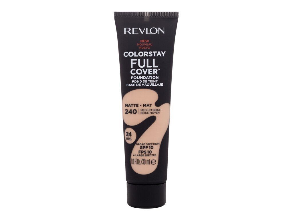 Makiažo pagrindas Revlon Colorstay Full Cover, spalva 240, moterims, 30 ml kaina ir informacija | Makiažo pagrindai, pudros | pigu.lt