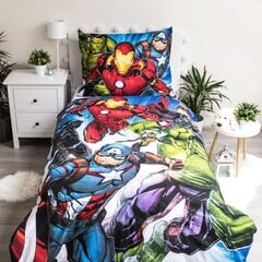 Vaikiškas patalynės komplektas Avengers 140x200, 2 dalių kaina ir informacija | Patalynės komplektai | pigu.lt