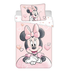 Vaikiškas patalynės komplektas Disney Minnie Powder pink, 100×135, 2 dalių kaina ir informacija | Patalynė kūdikiams, vaikams | pigu.lt