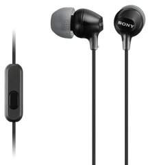 Sony MDREX15APB.CE7 Black kaina ir informacija | Ausinės | pigu.lt