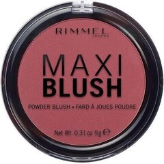 Rimmel London Maxi Blush румяна 9 г, 003 Wild Card цена и информация | Бронзеры (бронзаторы), румяна | pigu.lt