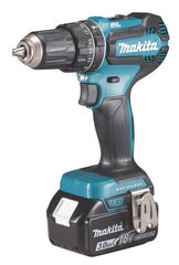 Аккумуляторная дрель Makita DHP485RFJ, 10,8 V цена и информация | Шуруповерты, дрели | pigu.lt