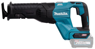 Akumuliatorinis tiesinis pjūklas Makita XGT® 40Vmax JR001GZ kaina ir informacija | Pjūklai, pjovimo staklės | pigu.lt