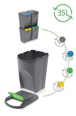 Комплект для сортировки отходов (3 x 35 л) цена и информация | Мусорные баки | pigu.lt