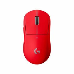 Logitech G Pro X Superlight 25600 dpi Sarkans kaina ir informacija | Pelės | pigu.lt