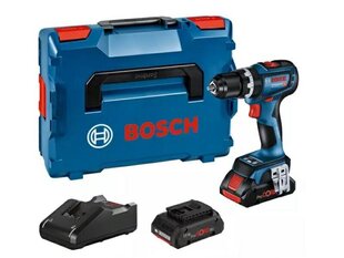 Akumuliatorinis smūginis gręžtuvas-suktuvas Bosch GSB 18V-90 C, 18 V, su akumuliatoriumi ir įkrovikliu kaina ir informacija | Suktuvai, gręžtuvai | pigu.lt