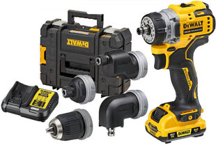 Аккумуляторная дрель-шуруповерт DeWalt DCD703L2T с аккумулятором и зарядным устройством цена и информация | Шуруповерты, дрели | pigu.lt