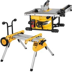 Elektrinis stacionarus pjūklas 210mm su darbo stalu DeWalt DWE7485RS-QS kaina ir informacija | Pjūklai, pjovimo staklės | pigu.lt