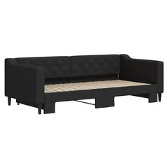 Sofa-lova , 90x190 cm, juoda цена и информация | Кровати | pigu.lt