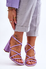 Classic Sandals On High Heel Violet Lucetta 24660-21 цена и информация | Женские босоножки | pigu.lt