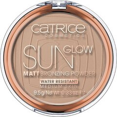 Бронзирующая пудра Catrice Sun Glow Matt 9,5 г цена и информация | Бронзеры (бронзаторы), румяна | pigu.lt