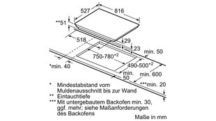 Варочная панель Bosch Serie 8 PXY875DC1E Черная Индукционная варочная панель со встроенной зоной 4 зоны (зоны) цена и информация | Варочные поверхности | pigu.lt