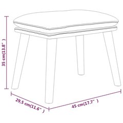 Pakoja, Audinys, 45x29,5x39cm, kreminė spalva kaina ir informacija | Sėdmaišiai ir pufai | pigu.lt