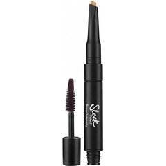 Antakių priežiūros rinkinys Sleek MakeUP Brow Intensity 3 ml, 218 Extra Dark kaina ir informacija | Antakių dažai, pieštukai | pigu.lt