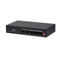 Switch|DAHUA|PFS3006-4ET-36|PoE ports 4|36 Watts|DH-PFS3006-4ET-36 kaina ir informacija | Komutatoriai (Switch) | pigu.lt