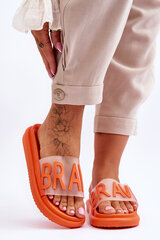 Women's Platform Slippers Orange Brave 25230-21 цена и информация | Женские тапочки | pigu.lt